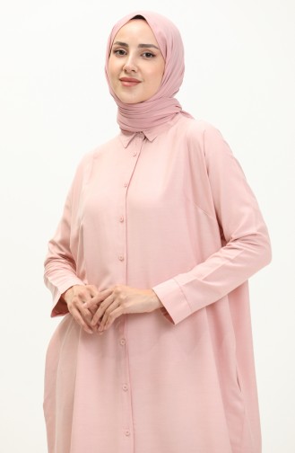 Reglan Kol Tunik 6433-19 Pudra