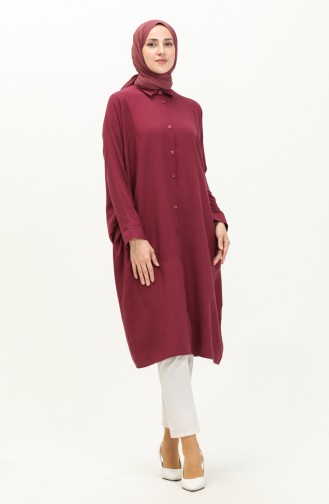 Reglan Kol Tunik 6433-20 Mürdüm