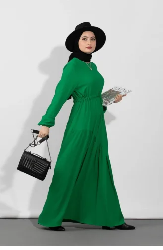 فستان أخضر حشيشي 932