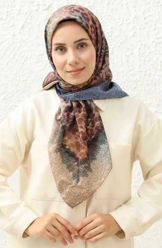 Soft Cotton Scarf 13229-05 Dark Blue Onion Skin 13229-05