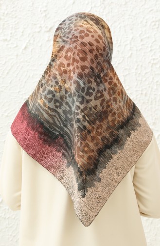 Soft Cotton Scarf 13229-07 Black Gray 13229-07