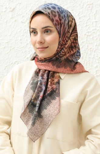 Soft Coton Eşarp 13229-08 Mercan Somon