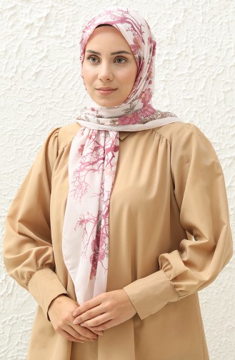 Plain Oversized Scarf DLD-07 Light Pink Cherry 07