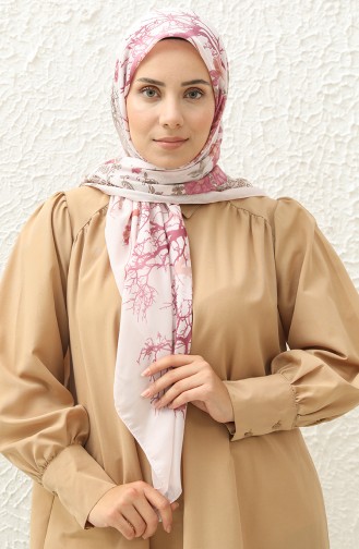 Plain Oversized Scarf DLD-07 Light Pink Cherry 07