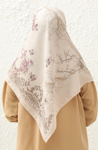 Plain Oversized Scarf DLD-09 Mink Lilac 09