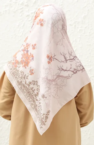 إيشارب سادة واسع DLD-12 بنفسجي فاتح 12