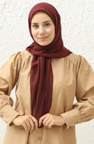 إيشارب سادة TBL-06 أحمر غامق 06