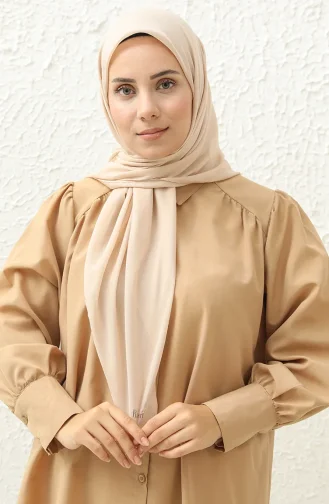 Plain Scarf TBL-10 Beige 10