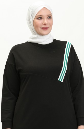 Ensemble Survêtement Grande Taille 12001-01 Noir 12001-01