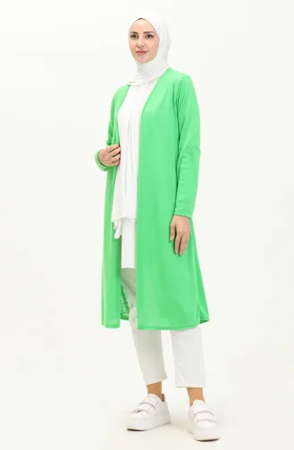 Gilet Long 8615-02 Vert Clair  8615-02