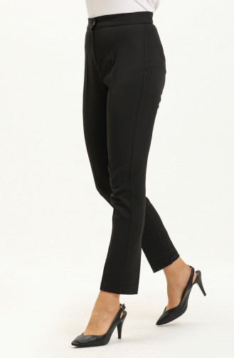 Pantalon Uni  1145-01 Noir 1145-01