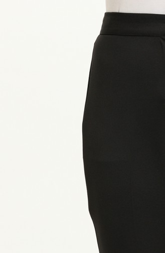 Pantalon Uni  1145-01 Noir 1145-01