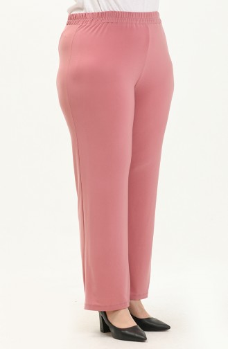 Pantalon Sandy Grande Taille 0138-04 Rose Pâle  0138-04