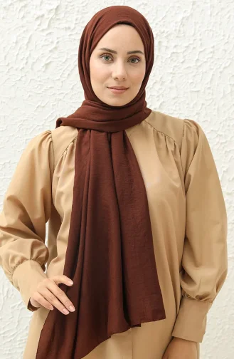 Weicher Baumwollschal 2000-47 Bitterbraun 2000-47