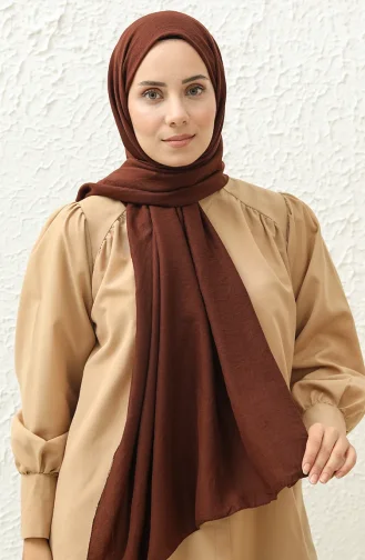 Weicher Baumwollschal 2000-47 Bitterbraun 2000-47