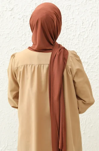 Combed Shawl 2003-45 Dark Brick Red 2003-45
