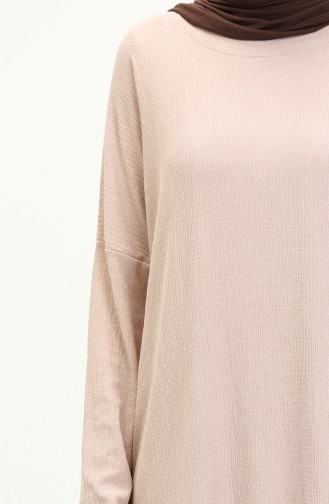 Crepe Fabric Two Piece Suit 1002-02 Light Powder 1002-02