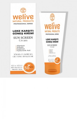 Welıve Yaşlanma Ve Leke Karşıtı Nemlendirici Aydınlatıcı Güneş Kremi 100 Ml Welive334