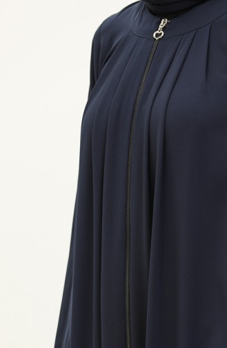 Navy Blue Abaya 3024-01