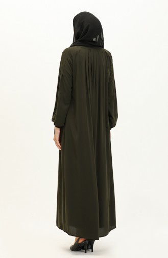 Khaki Abaya 3024-02