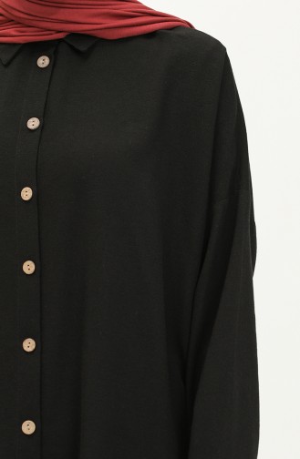 Linen Loose Fit Two Piece Suit 4427-01 Black 4427-01