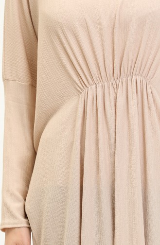 Fledermausärmel Kleid 4038-05 Beige 4038-05