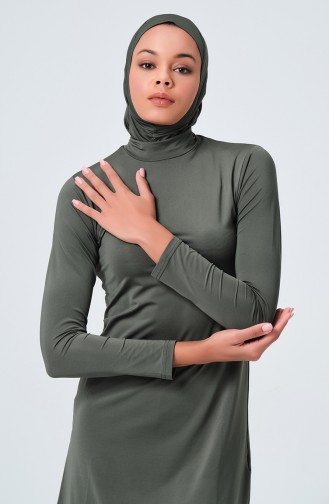 Khaki Swimsuit Hijab 23600-01