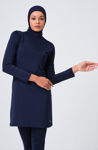 Navy Blue Swimsuit Hijab 23600-02