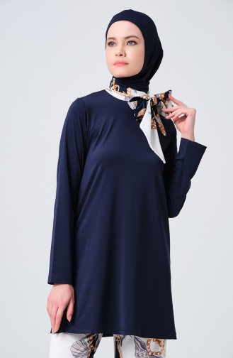Navy Blue Swimsuit Hijab 23669-01