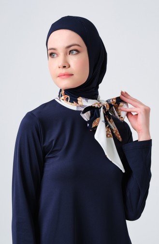 Hijab Swimsuit 23669-01 Navy Blue 23669-01