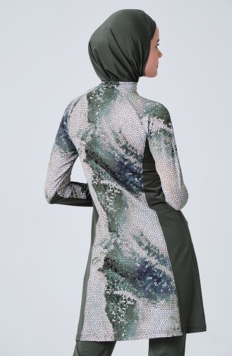 Khaki Swimsuit Hijab 23671-01