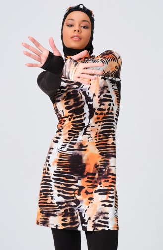 Maillot de Bain Hijab 23685-02 Orange 23685-02