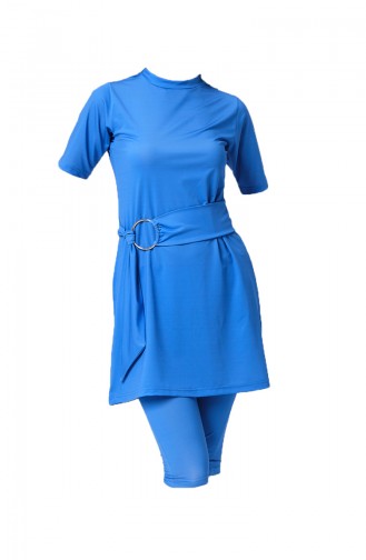 Hijab-Badeanzug 23736-02 Blau 23736-02