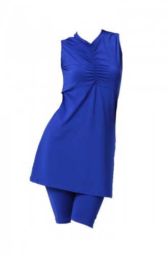 Saxon blue Swimsuit Hijab 23818-02