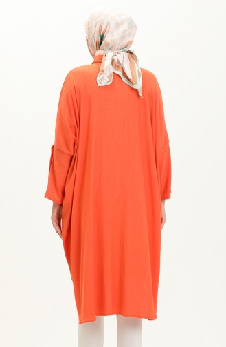 Crepe Pocket Tunic 4001-03 Orange 4001-03