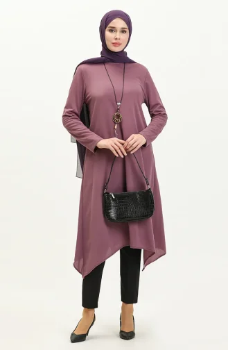 Tunique Avec Collier 2323-08 Lilas 2323-08