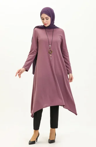 Tunique Avec Collier 2323-08 Lilas 2323-08