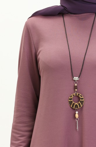 Tunique Avec Collier 2323-08 Lilas 2323-08