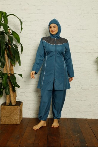 Indigo Swimsuit Hijab 2698