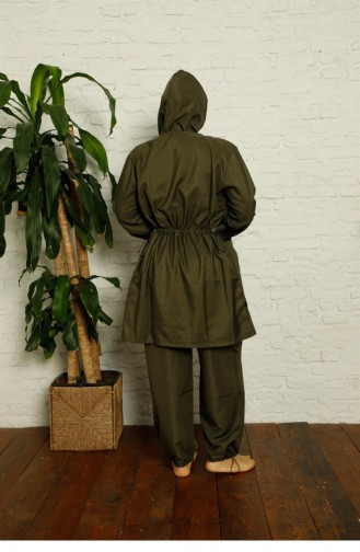 Khaki Swimsuit Hijab 2706