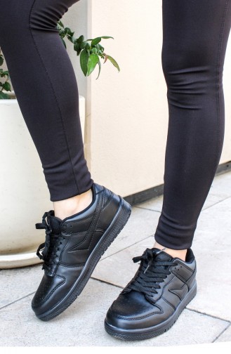 Kadın Sneaker Ayakkabı 500Za8075 Siyah