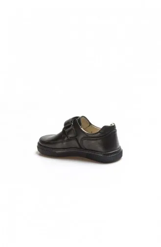 Genuine Leather Unisex Kids Casual Shoes 770Pa917 Black 770PA917.Siyah
