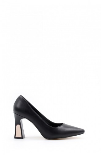 Women`s Thin Heel Shoes 792Za3910 Black 792ZA3910.Siyah