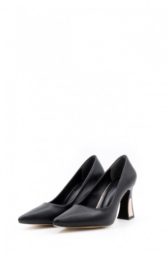Women`s Thin Heel Shoes 792Za3910 Black 792ZA3910.Siyah
