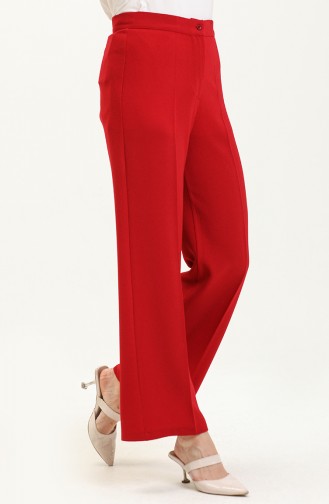 wide Leg Trousers 1144-12 Red 1144-12