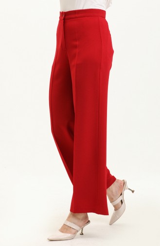 wide Leg Trousers 1144-12 Red 1144-12