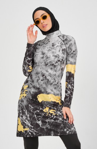 Hijab-Badeanzug 22643-02 Schwarz 22643-02