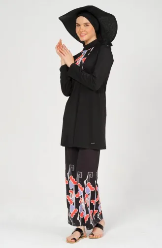 Maillot de Bain Hijab 22651-01 Noir 22651-01