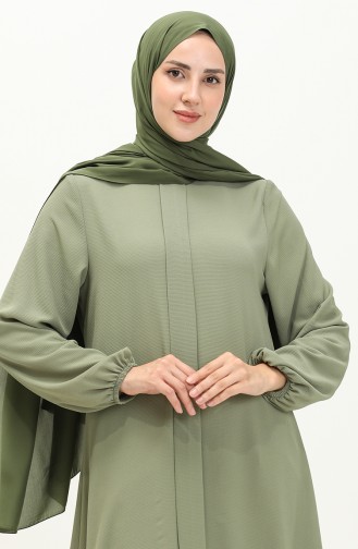 Hidden Placket Tunic 1879-03 Navy Green 1879-03