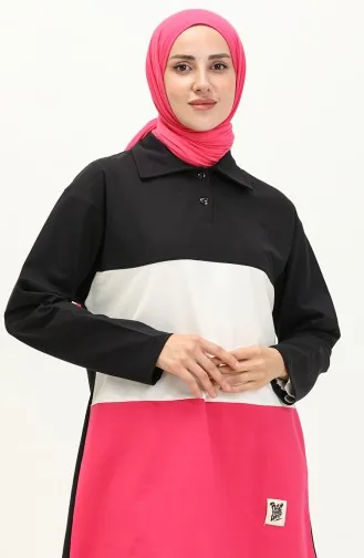 طقم رياضي بألوان ثلاثة 70088-03 كحلي 70088-03